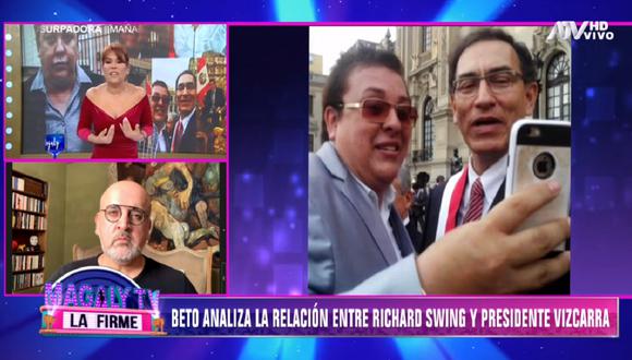 Beto Ortiz se pronuncia sobre audios del presidente Martín Vizcarra. (Foto: Captura Magaly TV: La Firme)