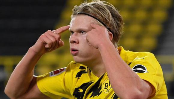 Erling Haaland sufrió una lesión, confirmó Borussia Dortmund. (Foto: AFP)