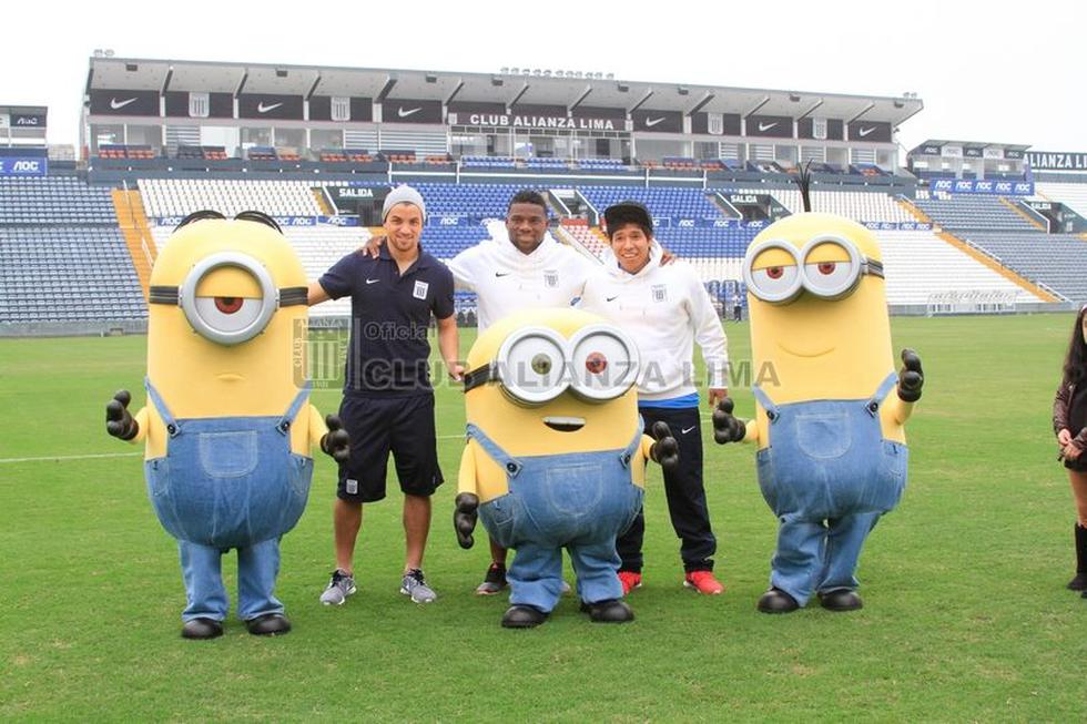 Alianza Lima: Los Minions visitaron las instalaciones de Matute
