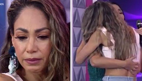 Melissa Loza lloró durante la secuencia "Las ventanas de las emociones” de "En Boca de Todos". (Foto: Captura América TV)