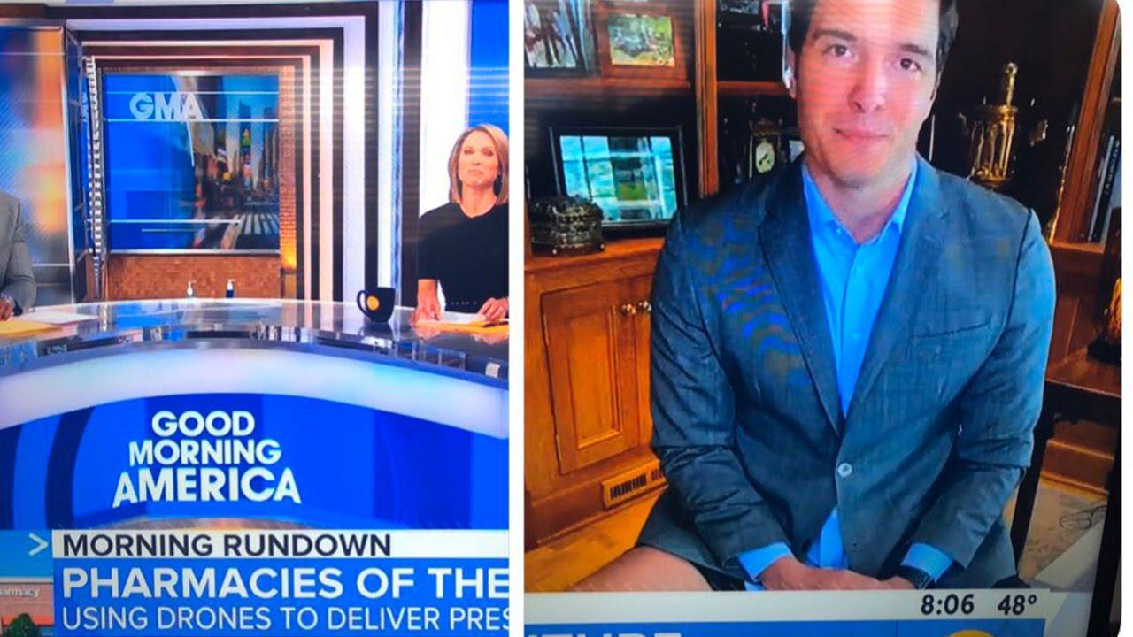 Periodista sale en vivo para su programa en ropa interior [VIDEO]