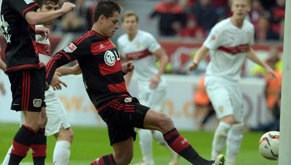 Bundesliga: Bayer Leverkusen vence 4-3 a Stuttgart con gol de 'Chicharito' Hernández