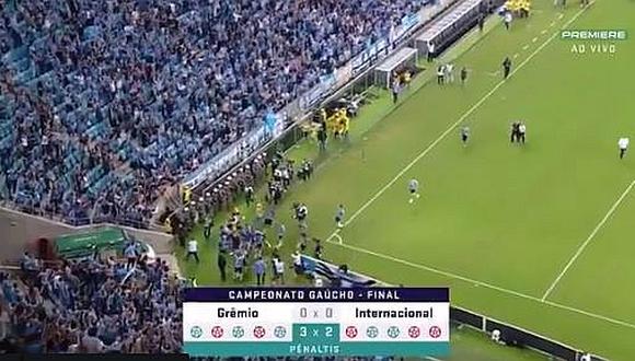 Así fue el festejo de Gremio tras obtener el Campeonato Gaúcho | VIDEO