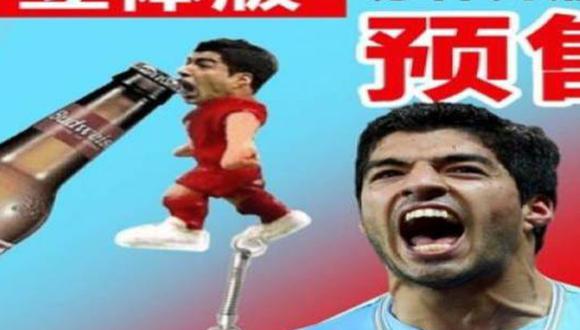 Mundial Brasil 2014: En China ofrecen destapadores con la forma de Luis Suárez
