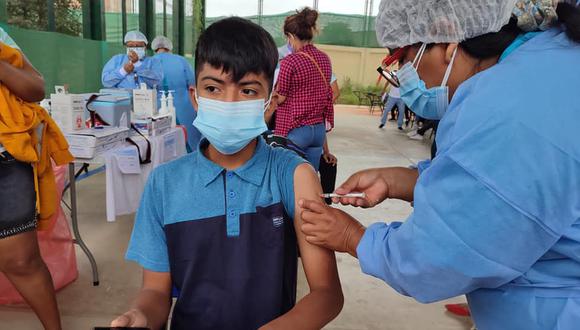 Tumbes y Tacna son dos de las regiones que han vacunado a adolescentes entre 12 y 17 años, pese a que no tuvieron autorización del Ministerio de Salud.  (Foto: Gore Tumbes)