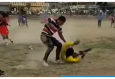 Ayacucho: árbitros recibieron una tremenda paliza en un partido de fútbol femenino [VIDEO]