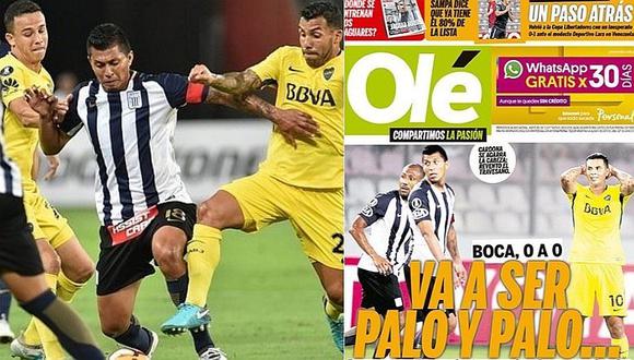 Diario Olé: "A Boca Juniors lo complicó el equipo menos pensado"