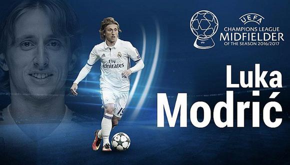 Champions League: Luka Modric fue elegido como el mejor mediocampista