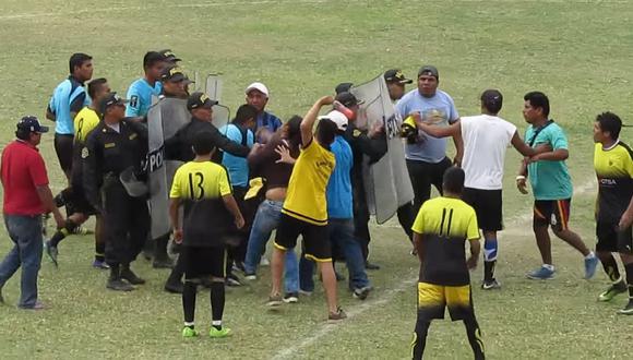 Copa Perú: nueva batalla campal se vivió en el torneo [VIDEO]