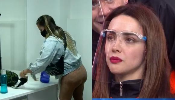 Alejandra Baigorria renunció en vivo a "Esto es guerra". (Foto: Captura América TV).
