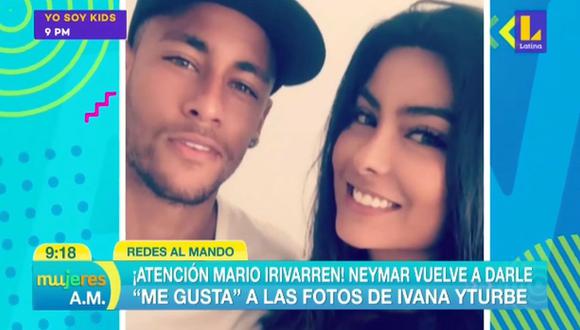Neymar vuelve a mostrar interés en Ivana Yturbe al darle “Me gusta” a sus fotos de Instagram. (Foto: Captura de video)
