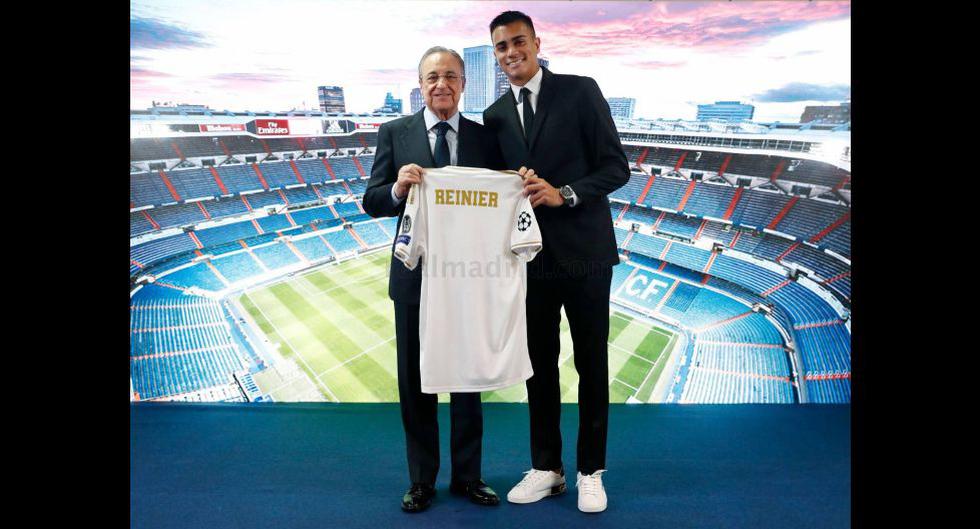 Las postales de la presentación de Reinier como jugador de Real Madrid. (Foto: Real Madrid)