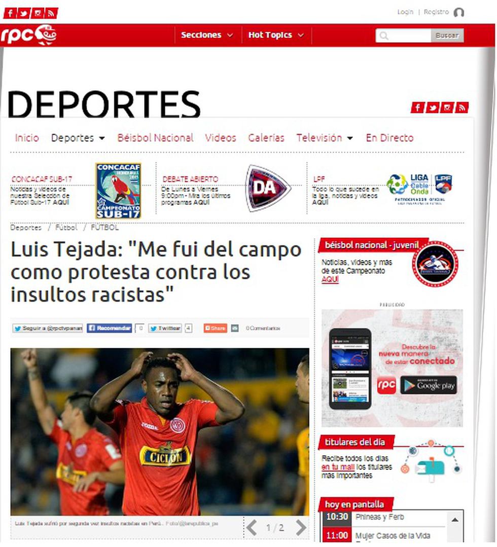 Juan Aurich: Insultos racistas contra Luis Tejada dieron vuelta al mundo [FOTOS]