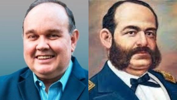 Algunos usuarios vieron un parecido entre Rafael López Aliaga y el héroe nacional Miguel Grau.