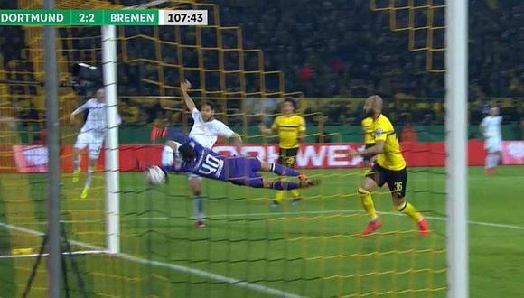 Claudio Pizarro marca gol ante Borussia Dortmund en tiempo extra [VIDEO]