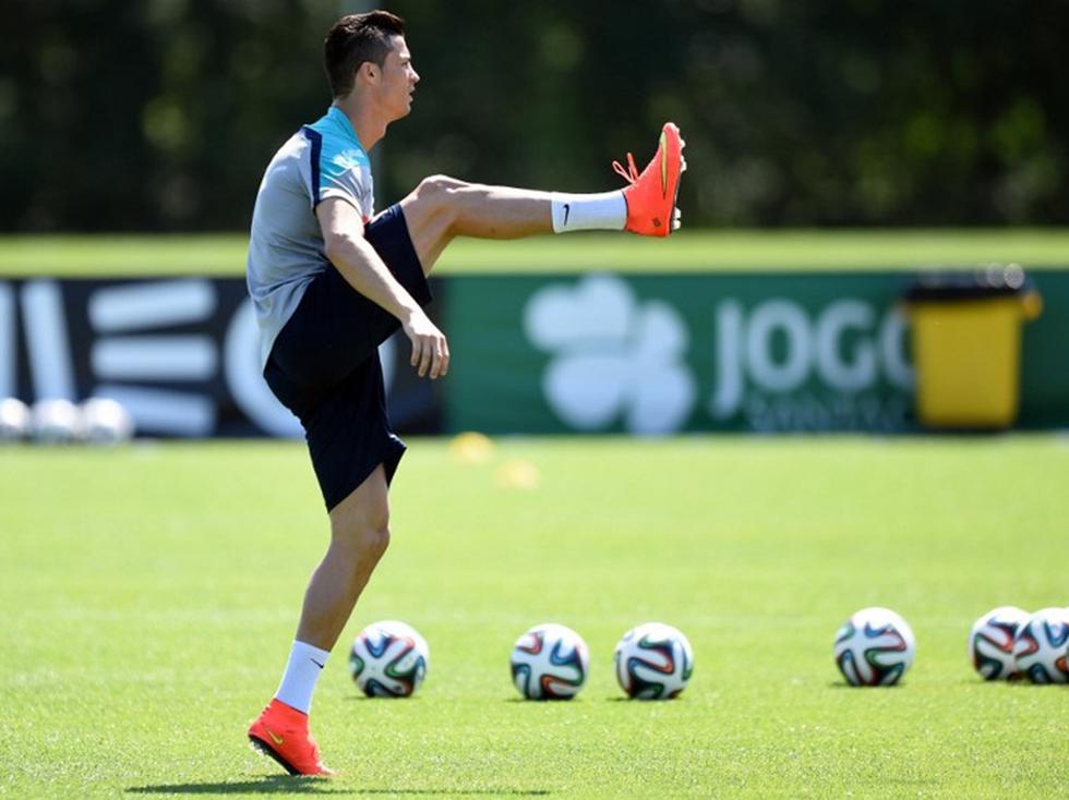 Mundial Brasil 2014: Cristiano Ronaldo vuelve a entrenar con sus compañeros en Portugal