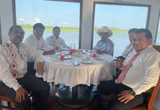 Guido Bellido sube foto de almuerzo con Pedro Castillo en Iquitos