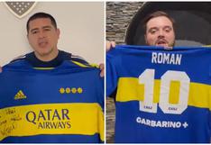 Juan Román Riquelme personalizó una camiseta de Boca Juniors y se la envió a Ibai Llanos | VIDEO