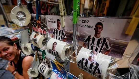 Hinchas de Napoli crean papel higiénico de Cristiano Ronaldo [FOTO]