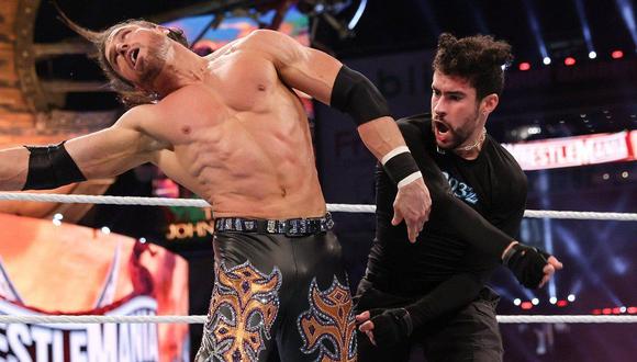 Bad Bunny luchó en pareja con Damian Priest y se llevó la victoria ante The Miz y Morrison. (Foto: WWE)