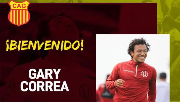 Gary Correa fue anunciado como jugador de Atlético Grau de Piura. (Foto: Atlético Grau)