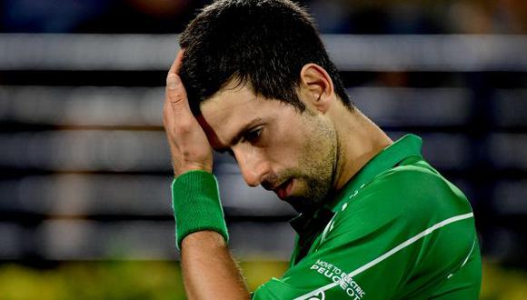 Novak Djokovic fue descalificado de octavos de final del US Open. (Foto: AFP)