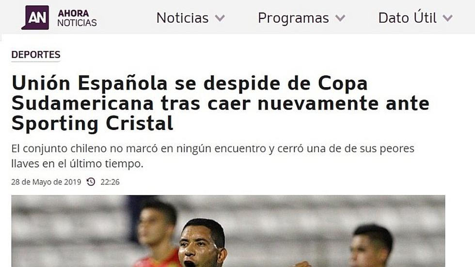 Sporting Cristal: las reacciones en Chile tras la "humillante" eliminación de Unión Española | FOTOS