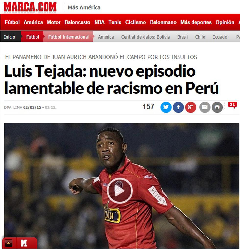 Juan Aurich: Insultos racistas contra Luis Tejada dieron vuelta al mundo [FOTOS]
