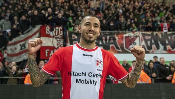 Sergio Peña llegó al FC Emmen en la temporada 2019/2020. (Foto: Pro Shots)
