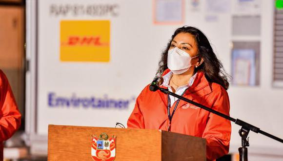 Jefa del Gabinete señaló que Cancillería solicitó 2.000 vacunas contra el COVID-19 “para equipos de investigación” (Foto: Presidencia del Perú)