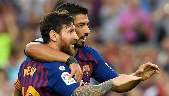 Luis Suárez felicitó a Barcelona por salir campeón de la Copa del Rey. (Foto: AFP)