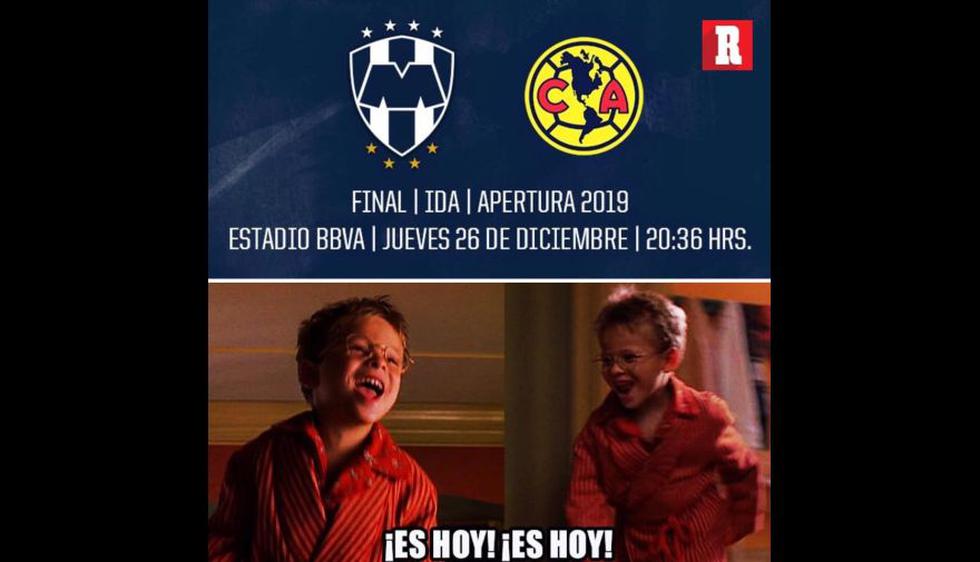 Los memes que calientan el América vs. Monterrey por la final de ida del Apertura de Liga MX. (Foto: Facebook)