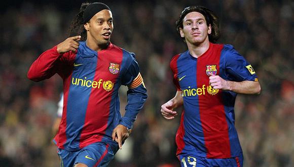 Ronaldinho causa sorpresa con un comentario sobre Lionel Messi