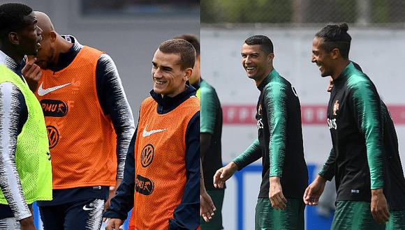 Antoine Griezmann y Francia imitaron a Cristiano Ronaldo y Portugal 