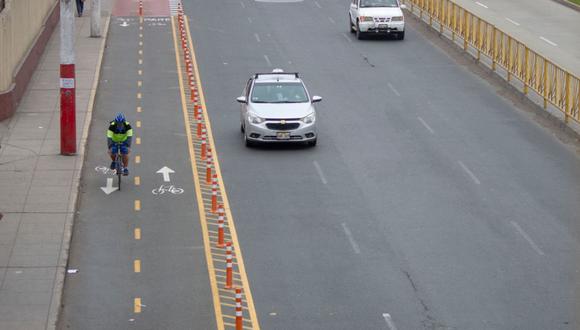La Municipalidad de Lima implementó una ciclovía en la avenida Túpac Amaru. (Foto: Difusión)