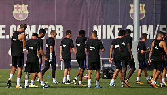 Sin Neymar: La segunda tanda de entrenamiento del Barcelona [VIDEO]