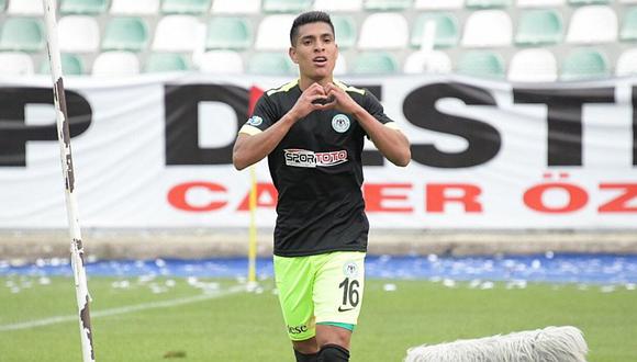 Paolo Hurtado: "Muy feliz por mi primer gol con el Konyaspor" [FOTO]