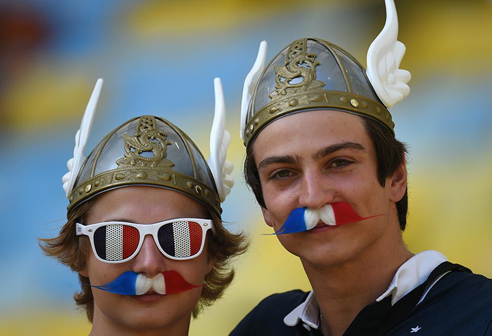 Mundial Brasil 2014: Hinchas de Alemania y Francia viven el partido con intensidad [FOTOS]