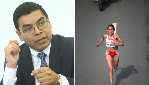Gladys Tejeda: Presidente del IPD respalda a la atleta 