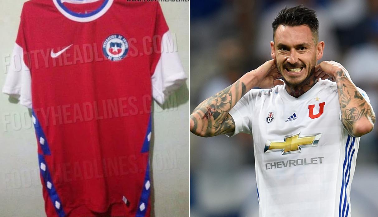 Mauricio Pinilla tuvo cruel comentario sobre la que sería la nueva camiseta de la selección de Chile. (Foto: Footy Healines / AFP)