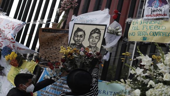 Las muertes de los jóvenes Inti Sotelo Camargo y Bryan Pintado Sánchez ocurrieron durante las protestas en noviembre del año pasado. (Foto: César Campos/GEC)