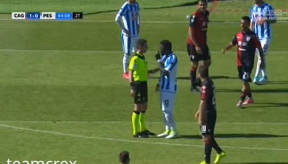 Serie A: Futbolista se fue del campo tras recibir insultos racistas [VIDEO]