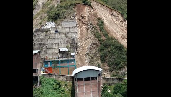 Decenas de viviendas quedaron sepultadas tras el derrumbe de una ladera en la provincia de Pataz, en la región La Libertad. (Foto: Prefectura de La Libertad)