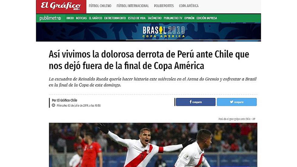 Perú bailó a Chile | Así reaccionaron en Chile tras victoria de la selección peruana en la Copa América | FOTOS