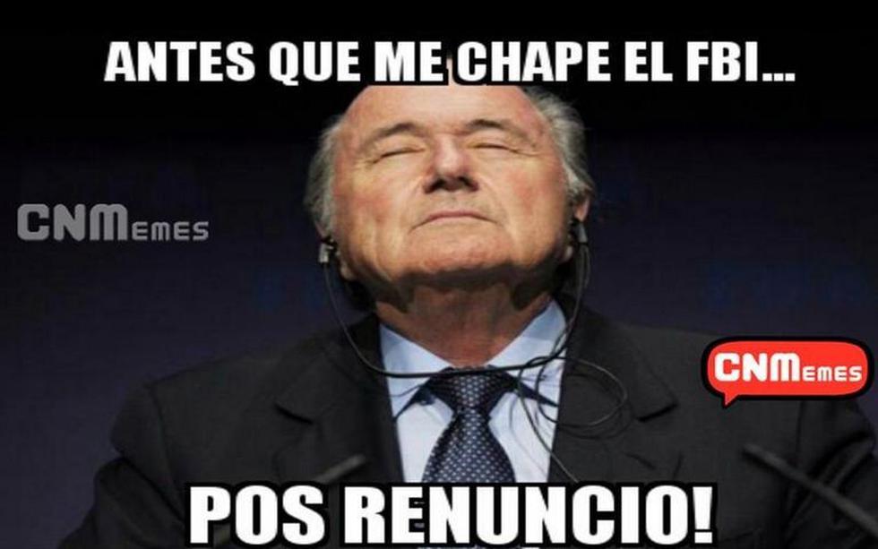 Corrupción en la FIFA: divertidos memes tras dimisión de Joseph Blatter [FOTOS]
