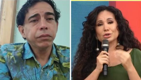 Janet Barboza se quiebra al hablar con Ernesto Pimentel por familiares con COVID-19. (Foto: Captura América TV).