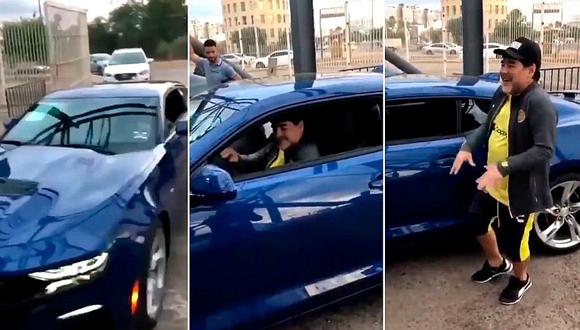 Dorados de Sinaloa regala lujoso auto a Diego Maradona [VIDEO]