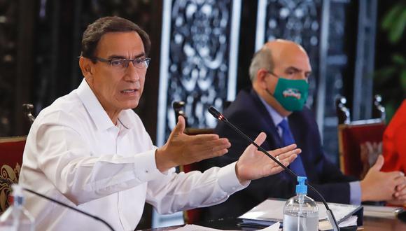 Martín Vizcarra dijo que miembros de Acción Popular y APP pidieron postergar las elecciones. (Foto: Presidencia)