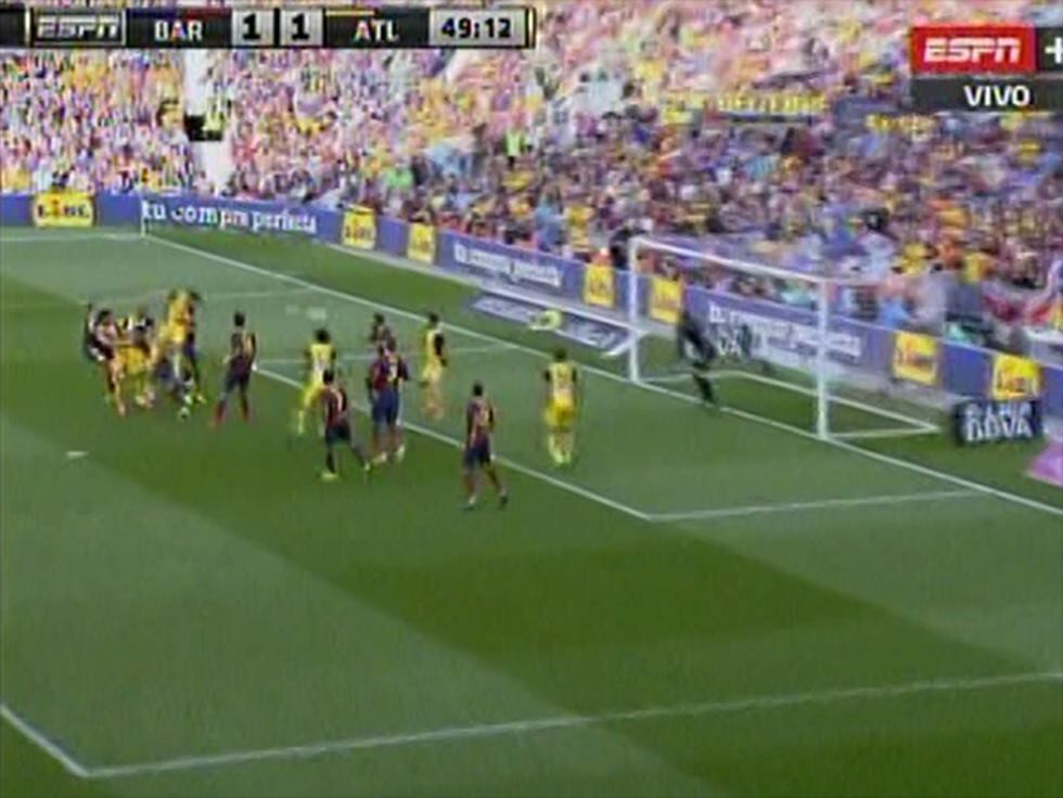 Revive el gol de Atlético de Madrid a Barcelona [VIDEO]