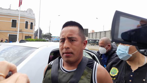 El presunto sicario José Giovanni Castillo Rodríguez (26) ‘Giovanni’, quien opuso tenaz resistencia a la intervención policial. Él es sindicado de pertenecer a la banda criminal ‘The Killers’.(Foto: PNP)